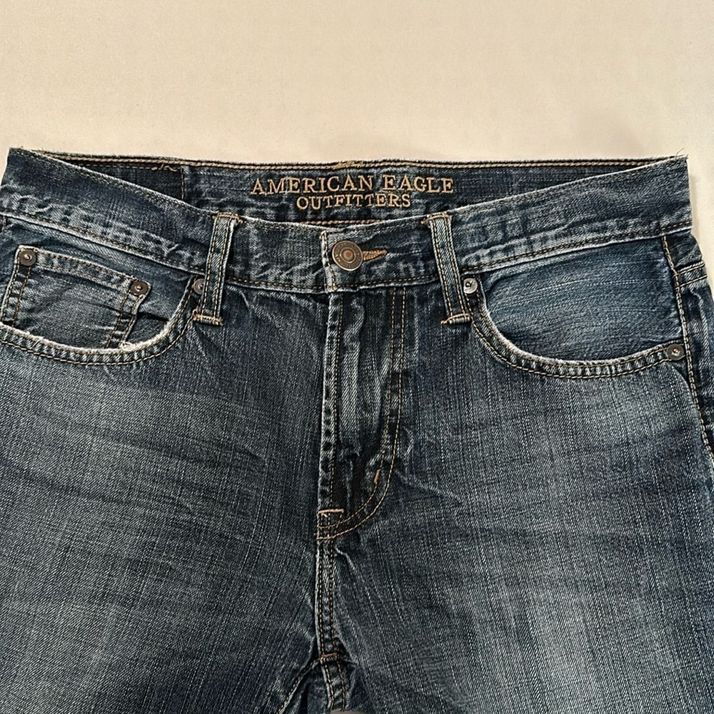 American Eagle Outfitters AEO Slim Straight Jeans 30x32 - Picture 4 of 9